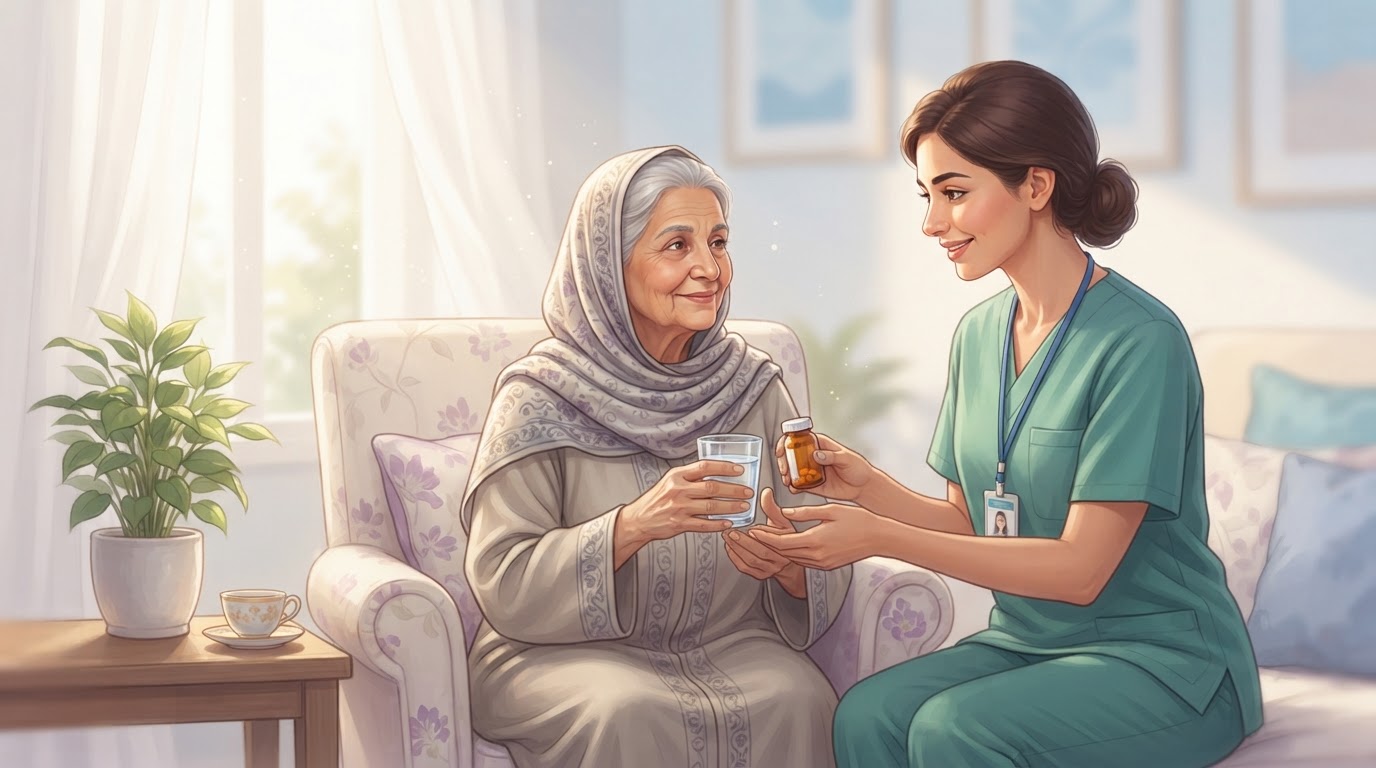 إعطاء الأدوية في المنزل: الطريقة والفوائد والتدابير