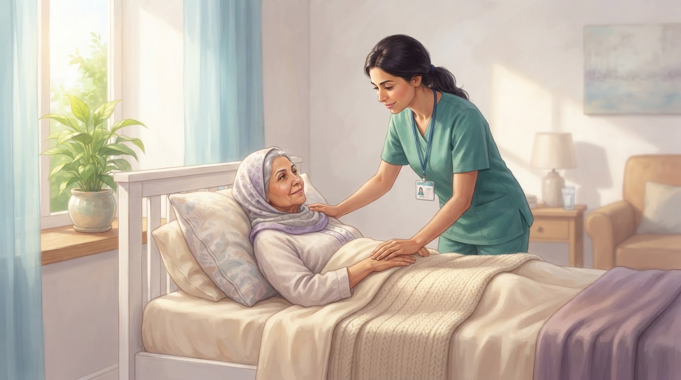 رعاية المساعد الصحي للمرضى ملازمي الفراش — رعاية صحية منزلية في جدة