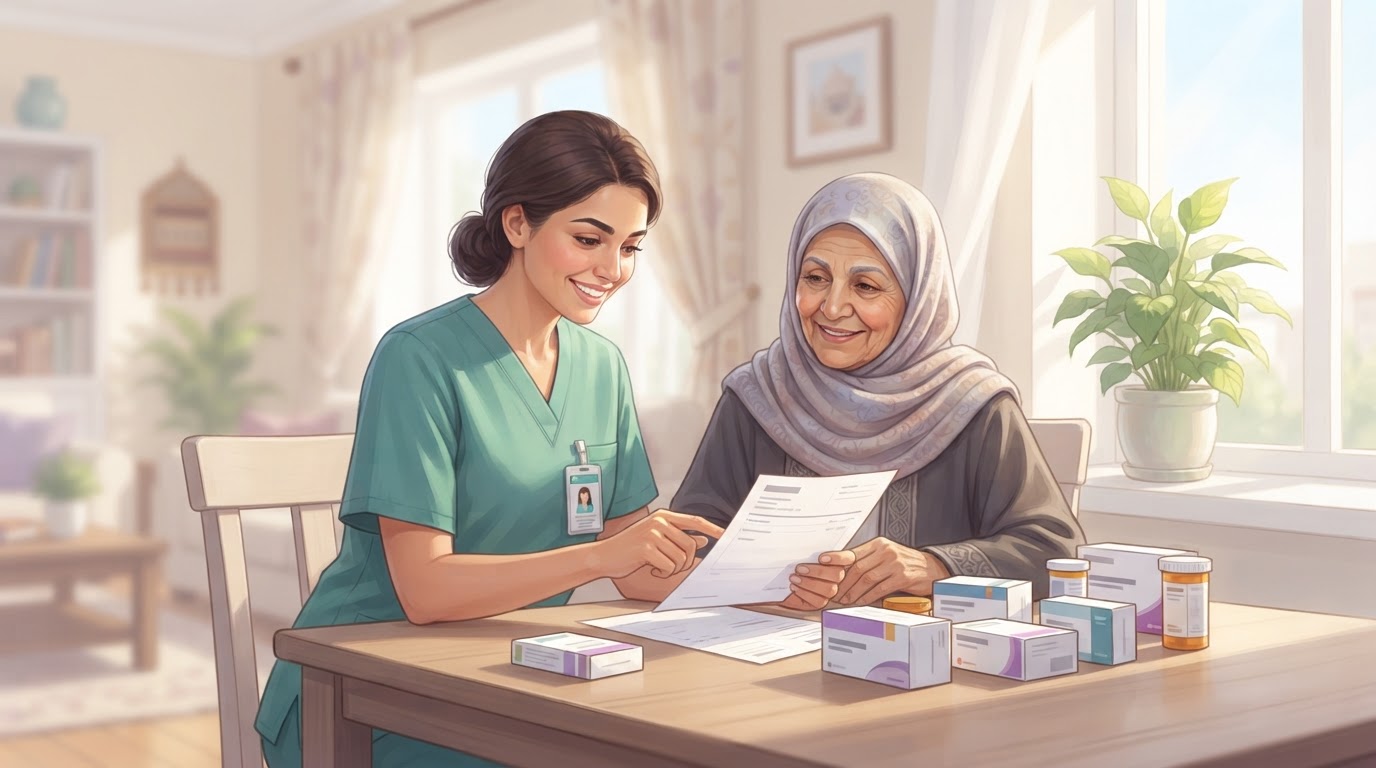 الوصفات الطبية — رعاية صحية منزلية في جدة