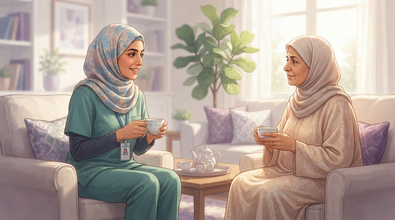 زيارة طبيب نفسي منزلي — رعاية صحية منزلية في جدة