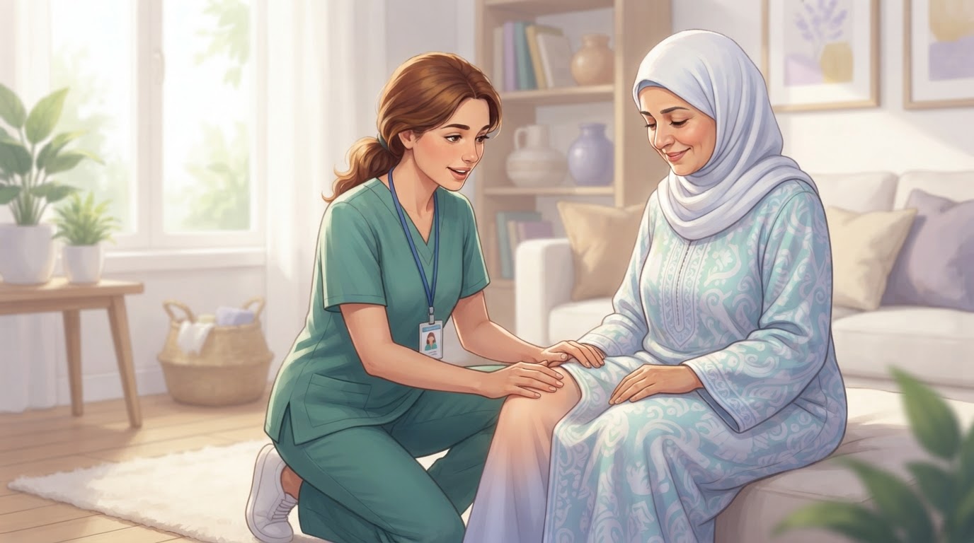 زيارة طبيب عظام منزلي — رعاية صحية منزلية في جدة