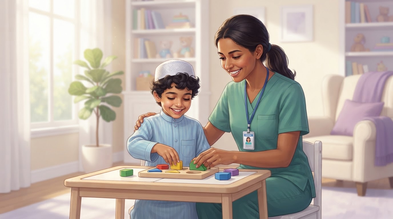 خدمة رعاية ذوي الاحتياجات الخاصة — رعاية صحية منزلية في جدة