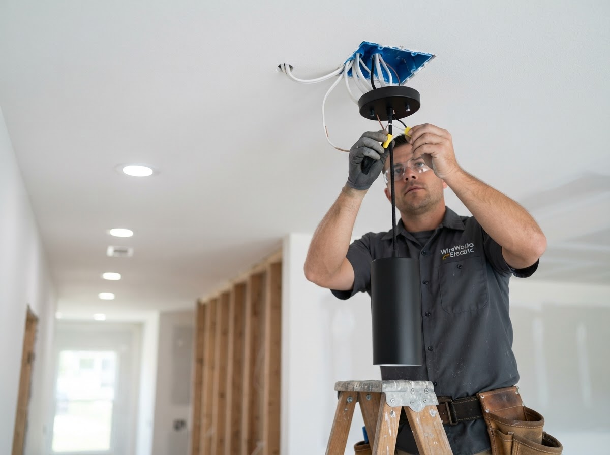 Ceiling Fixture & Recessed Lighting Install