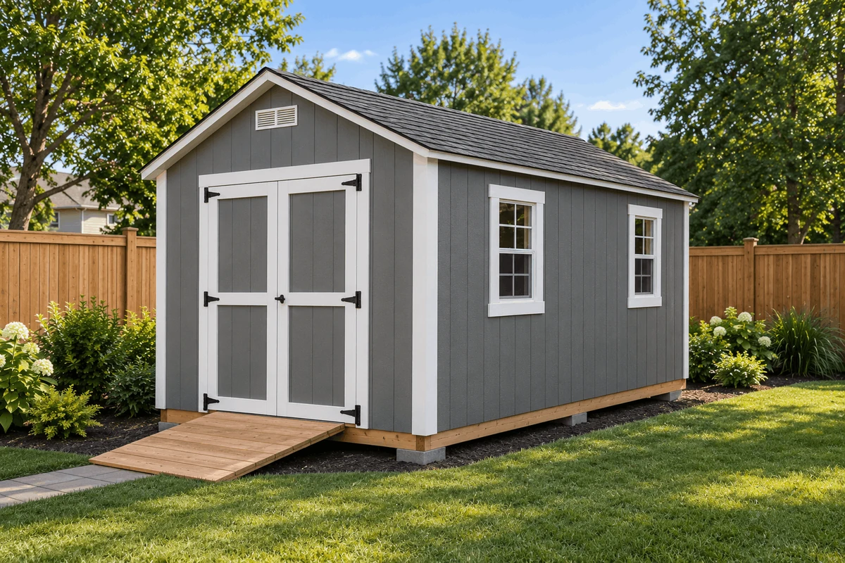 Reference photo of a 8×16 ft Backyard Shed