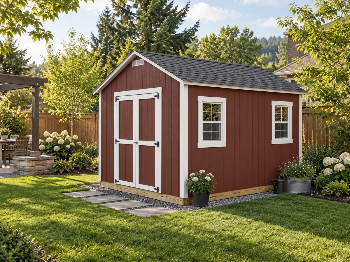 Reference photo of a 10×12 ft Backyard Shed