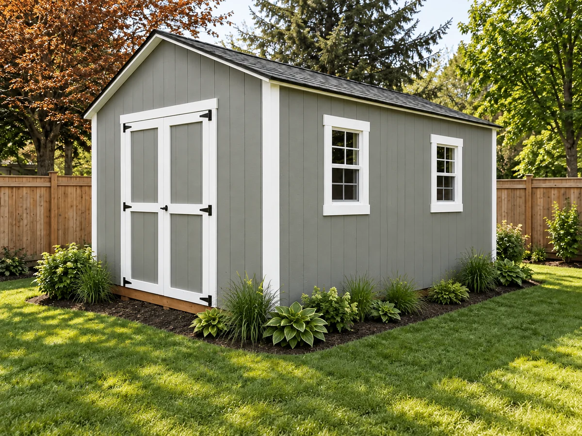 Reference photo of a 10×14 ft Backyard Shed