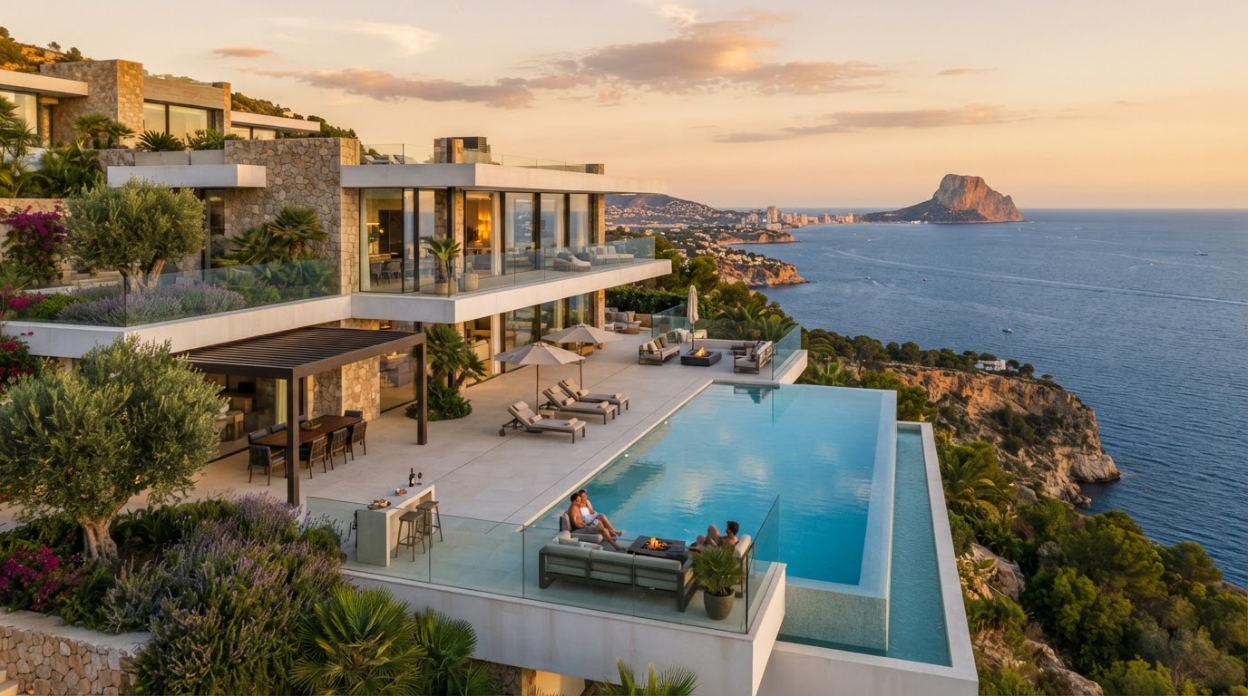 Luxueuze villa met infinity pool aan de Costa Blanca North