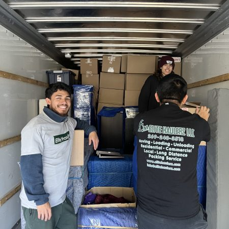 Elite Haulerz moving crew loading truck