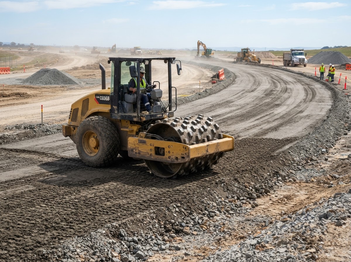 Compactadora (Rodillo compactador) — LC Construye S.A
