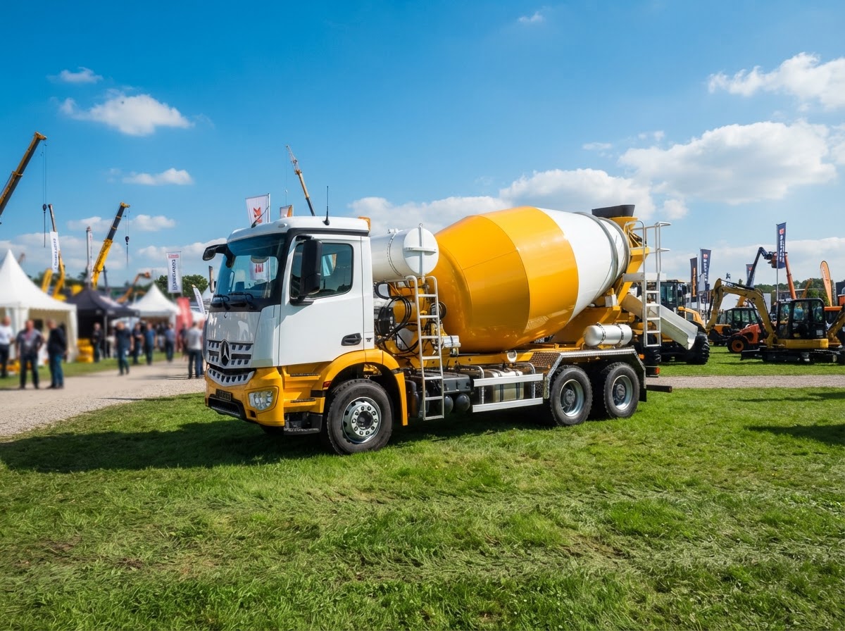 Camión mixer de hormigón elaborado de LC Construye S.A en Plaza Huincul