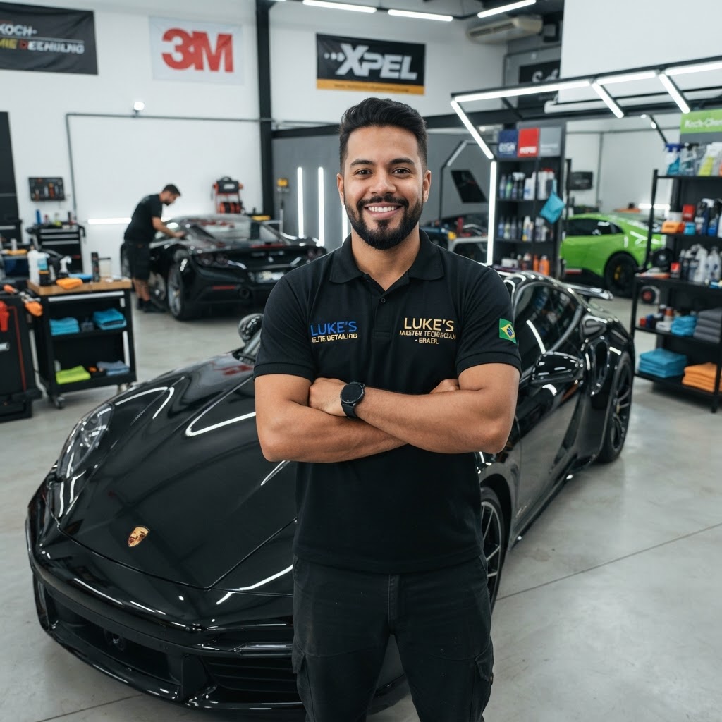Profissional de estética automotiva