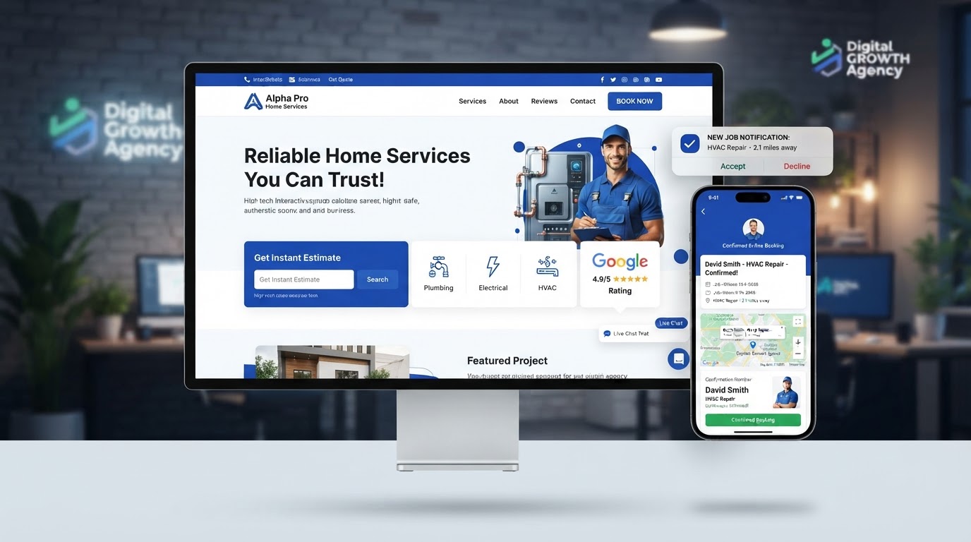 High-Converting Local Service Website & CRM Lead System