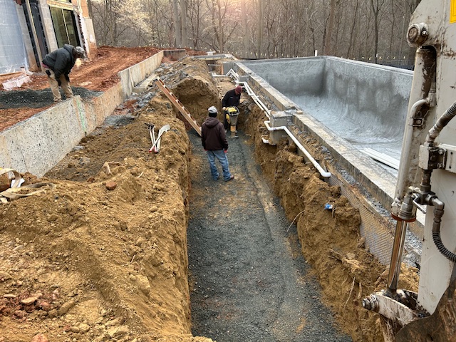 Swimming Pool Removal — excavation and site work in Montgomery County, Maryland