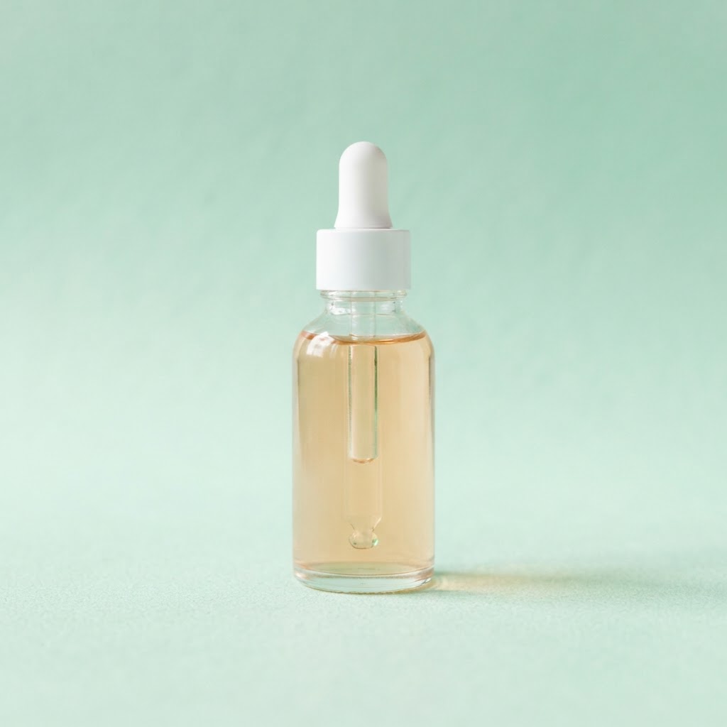 Illustrative hair treatment serum, coming soon.