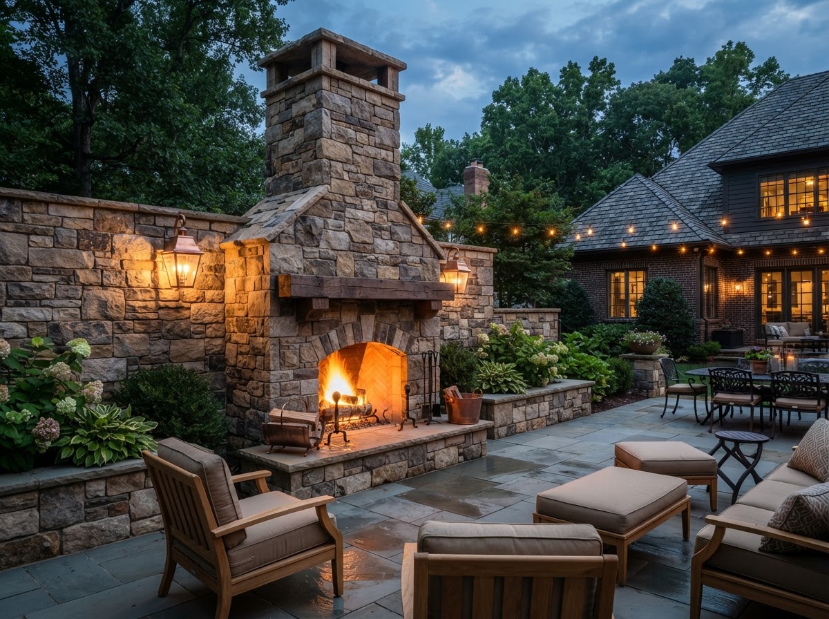 Chimneys — Chimeneas de exterior realizados por L&H EZEQUIEL 30.2 INC en Sterling, Virginia