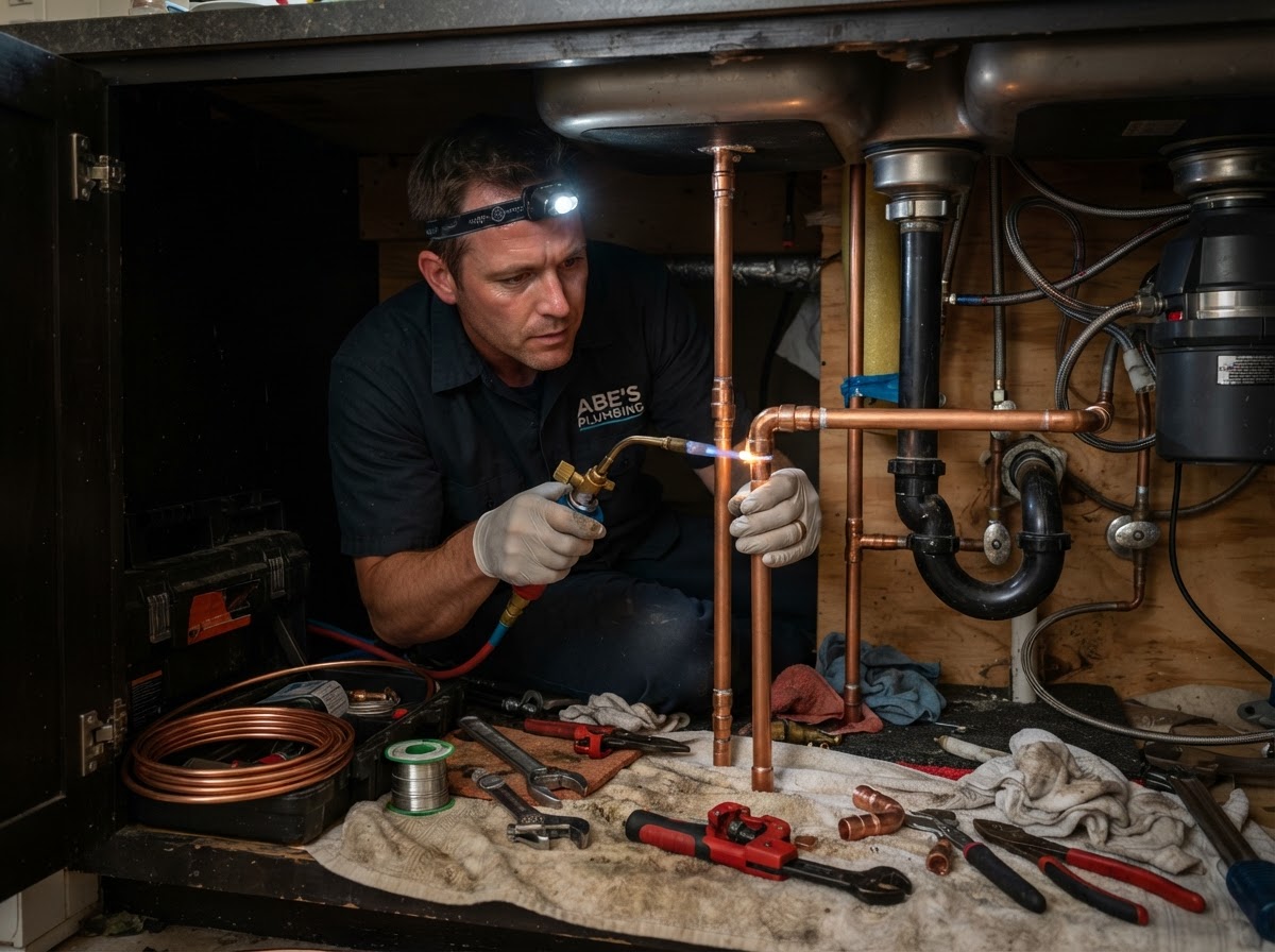 Plumbing work performed by THE MAIN PAVING LLC