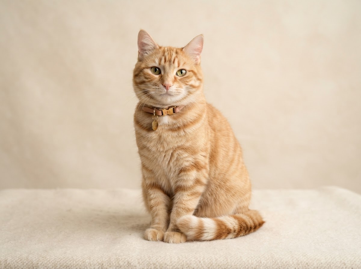 A freshly groomed, happy cat from the Catspnw mobile cat spa
