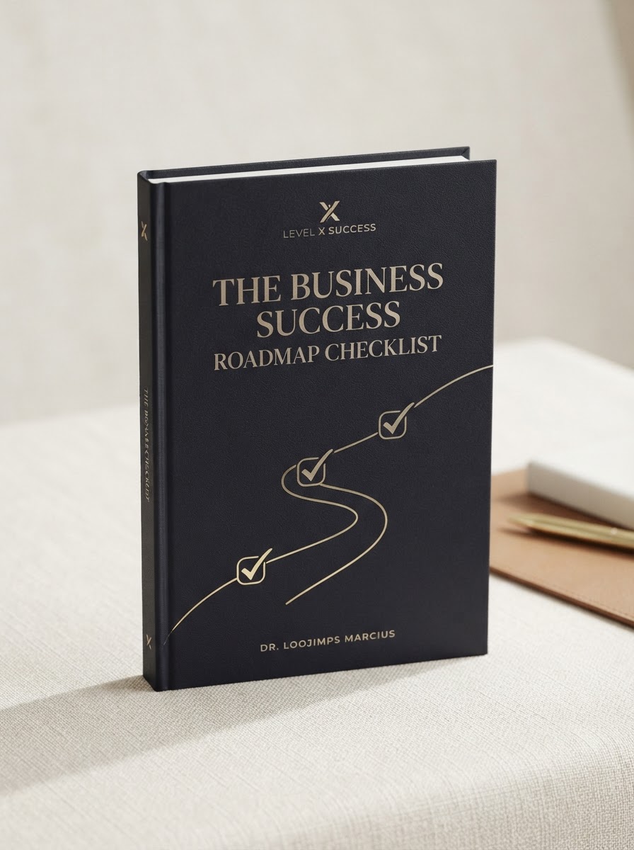 Level X Business Success Roadmap Checklist by Dr. Loojimps Marcius