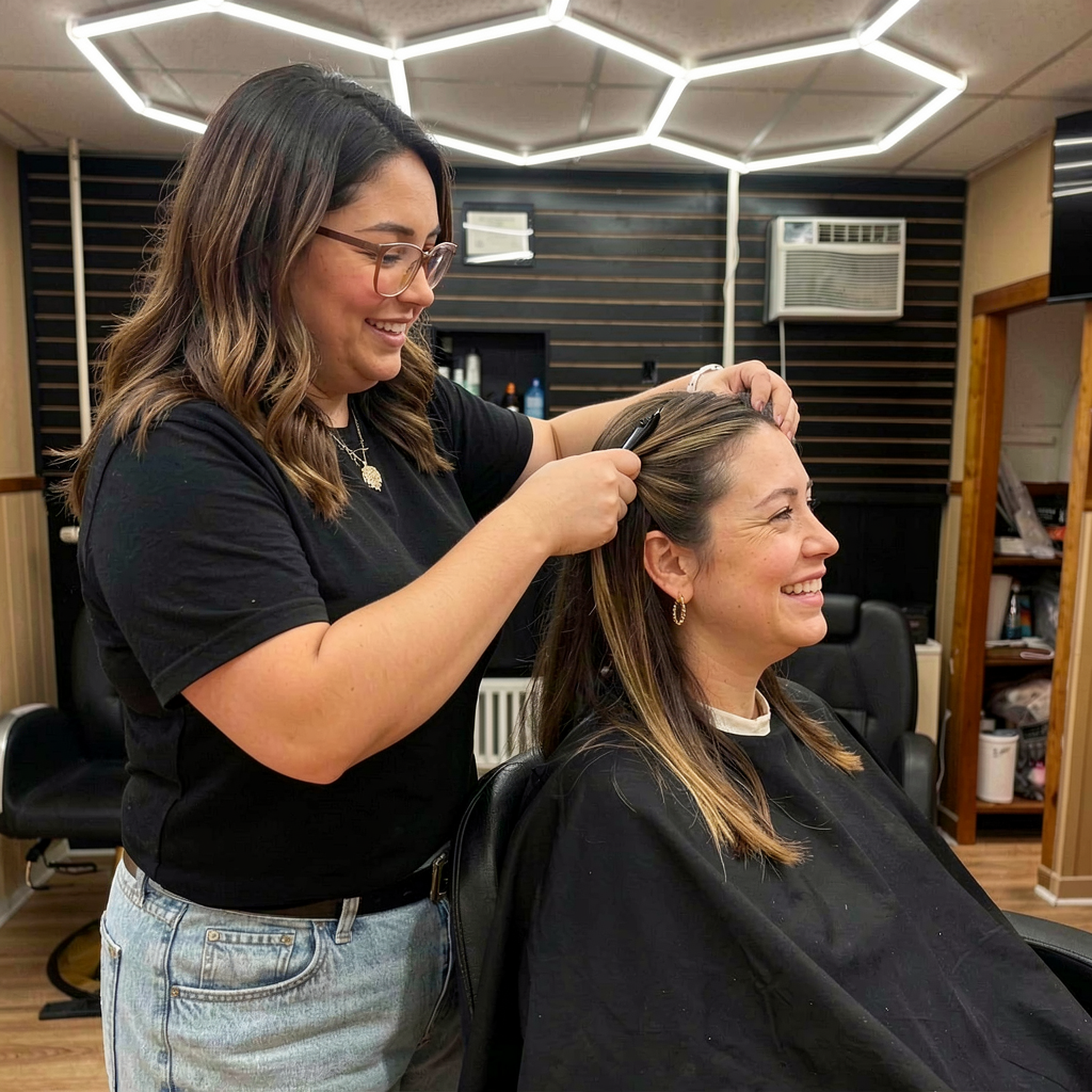 Women's Haircuts at D&L Studio barbershop in Columbus, WI