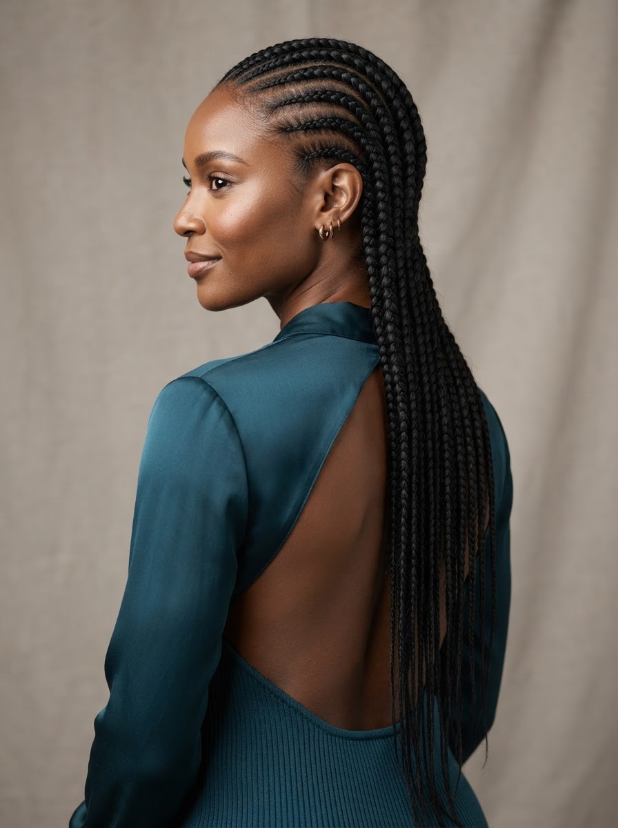 Traditional Straight-Back Braids
