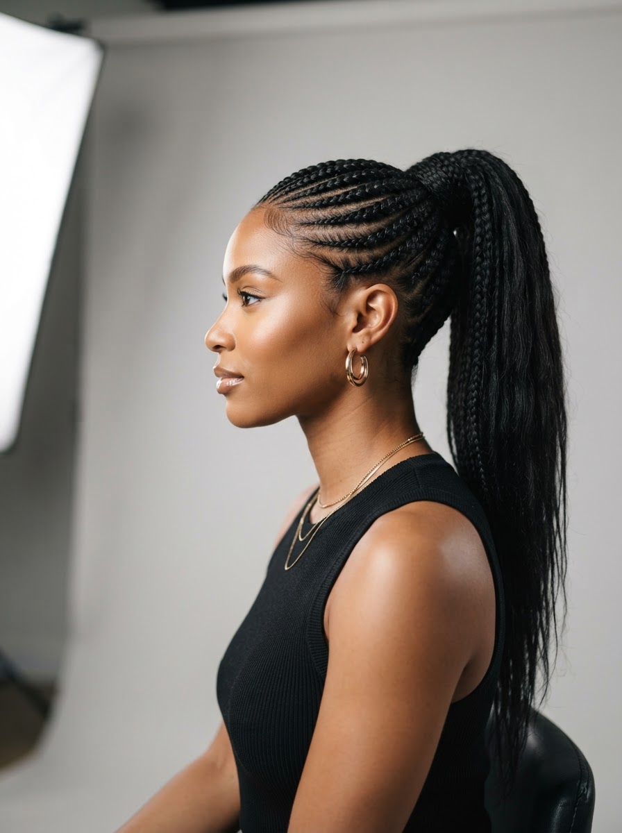Cornrow Ponytail