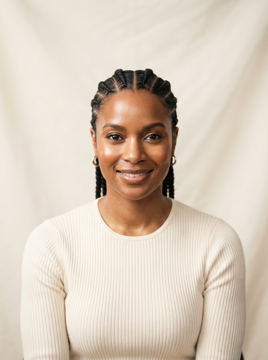 Natural Hair Cornrows