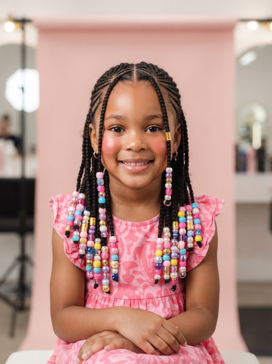 Kids Fulani Braids