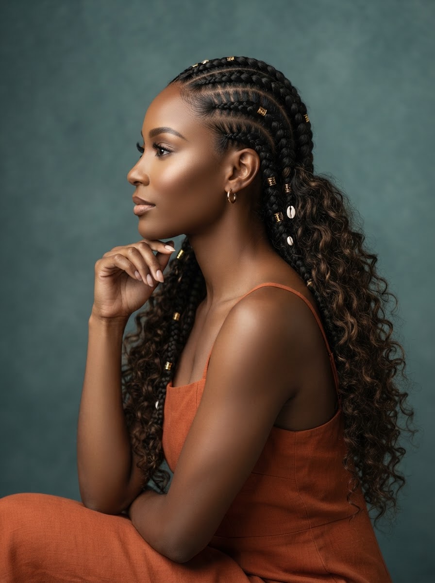 Boho Feed-In Braids