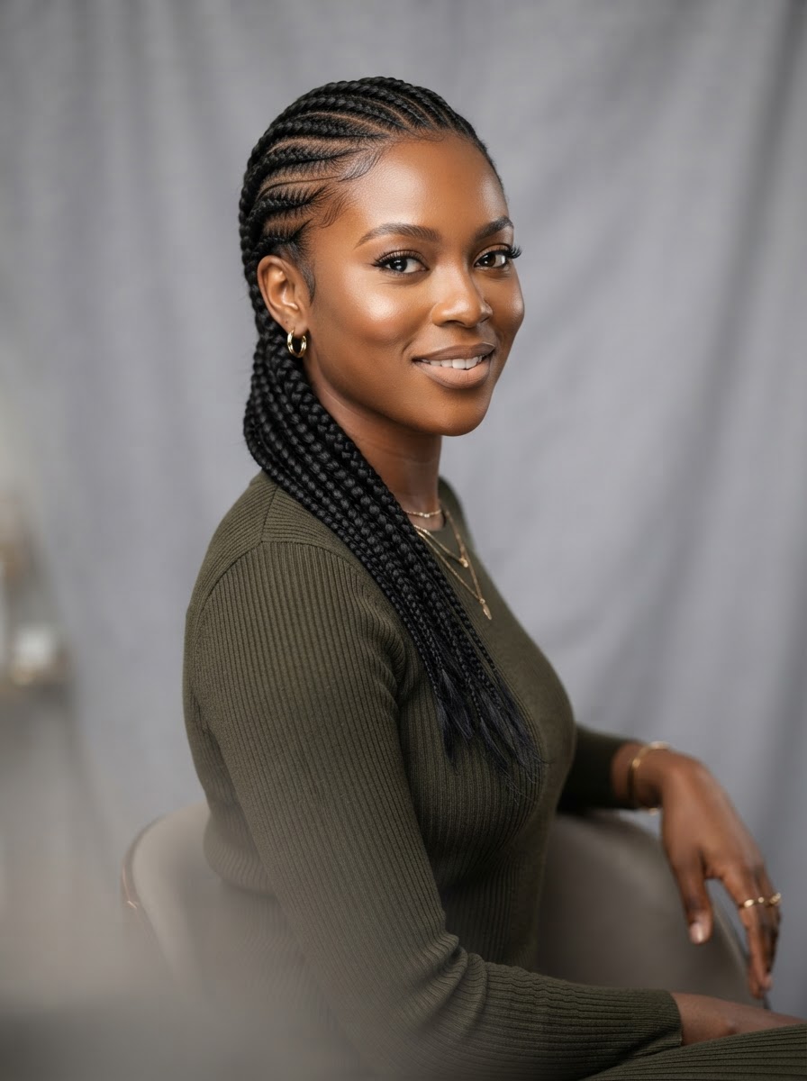 Medium Feed-In Braids