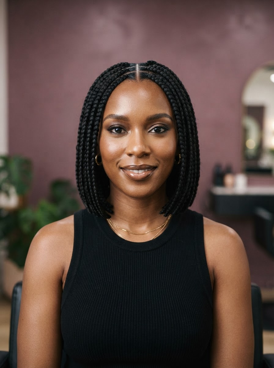Box Braid Bob