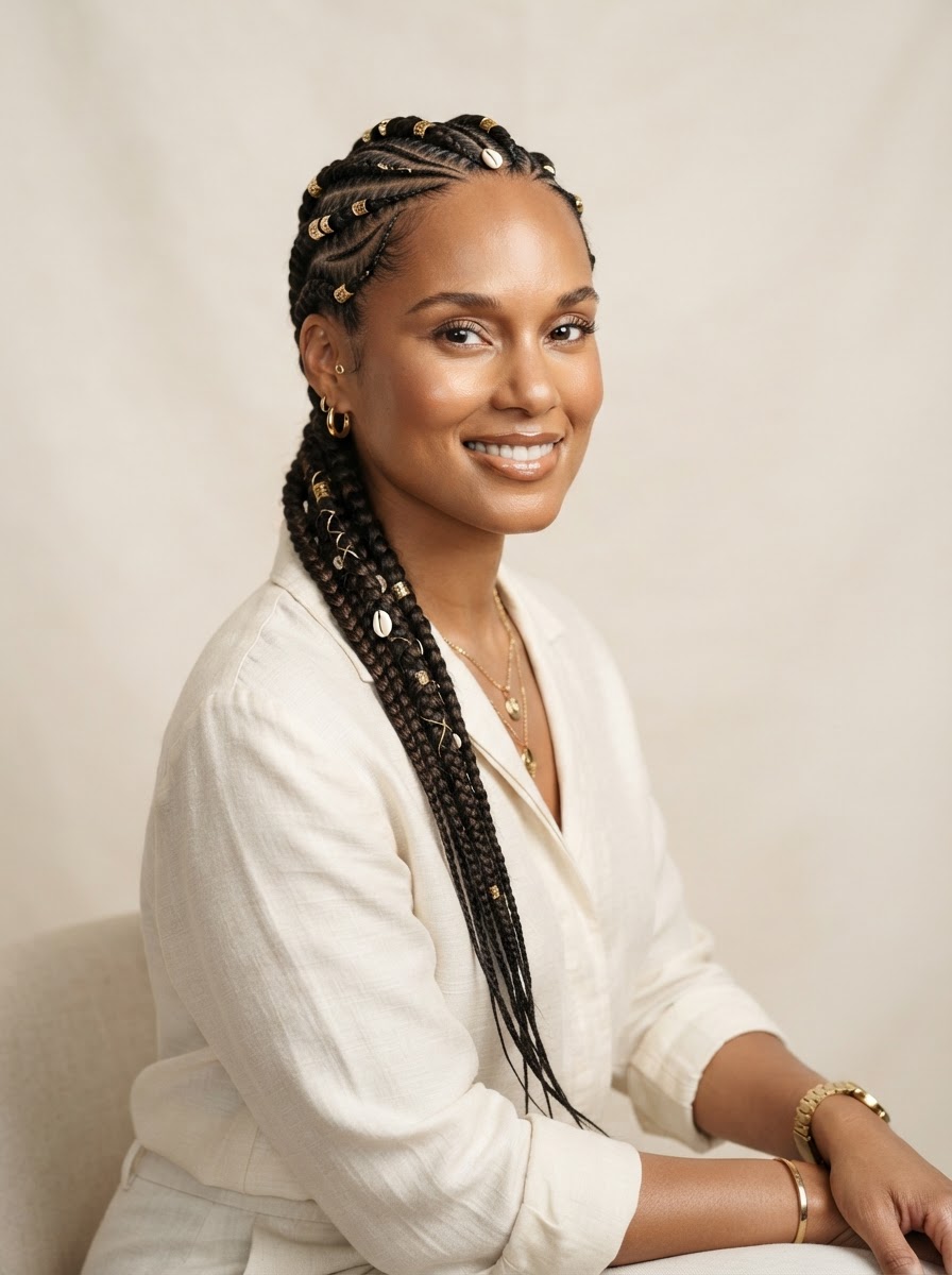 Alicia Keys Inspired Braids