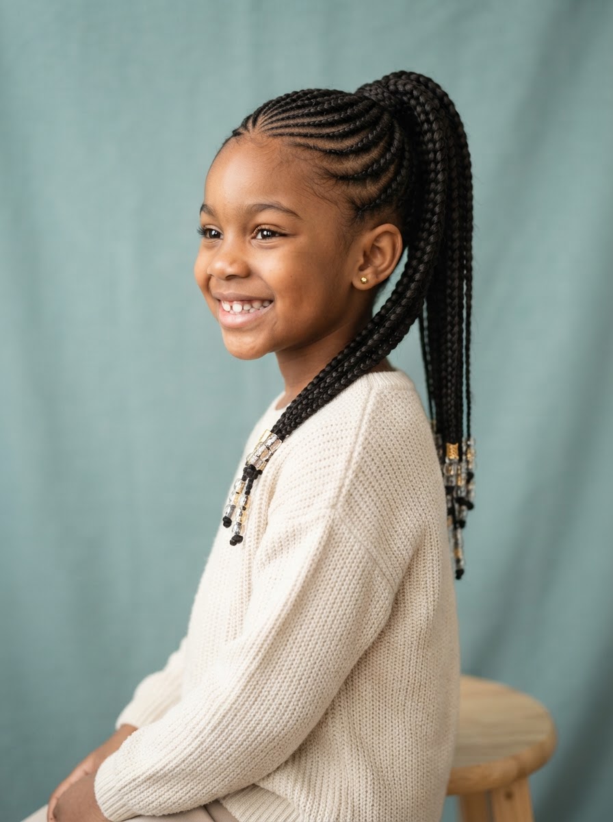 Kids Feed-In Braids