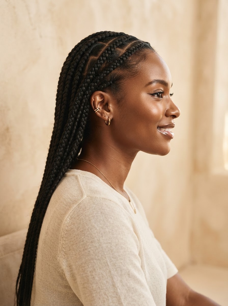 Natural Hair Plaits