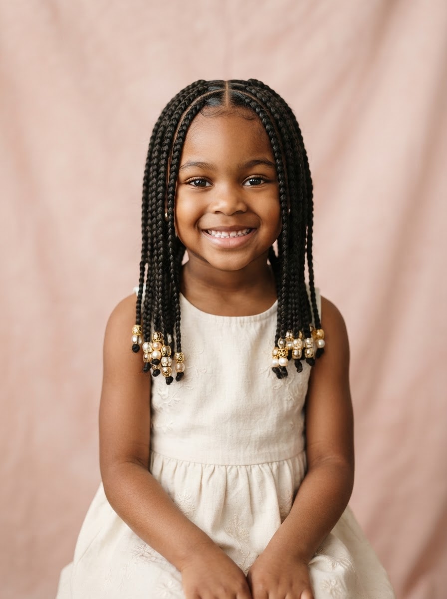 Kids Knotless Braids