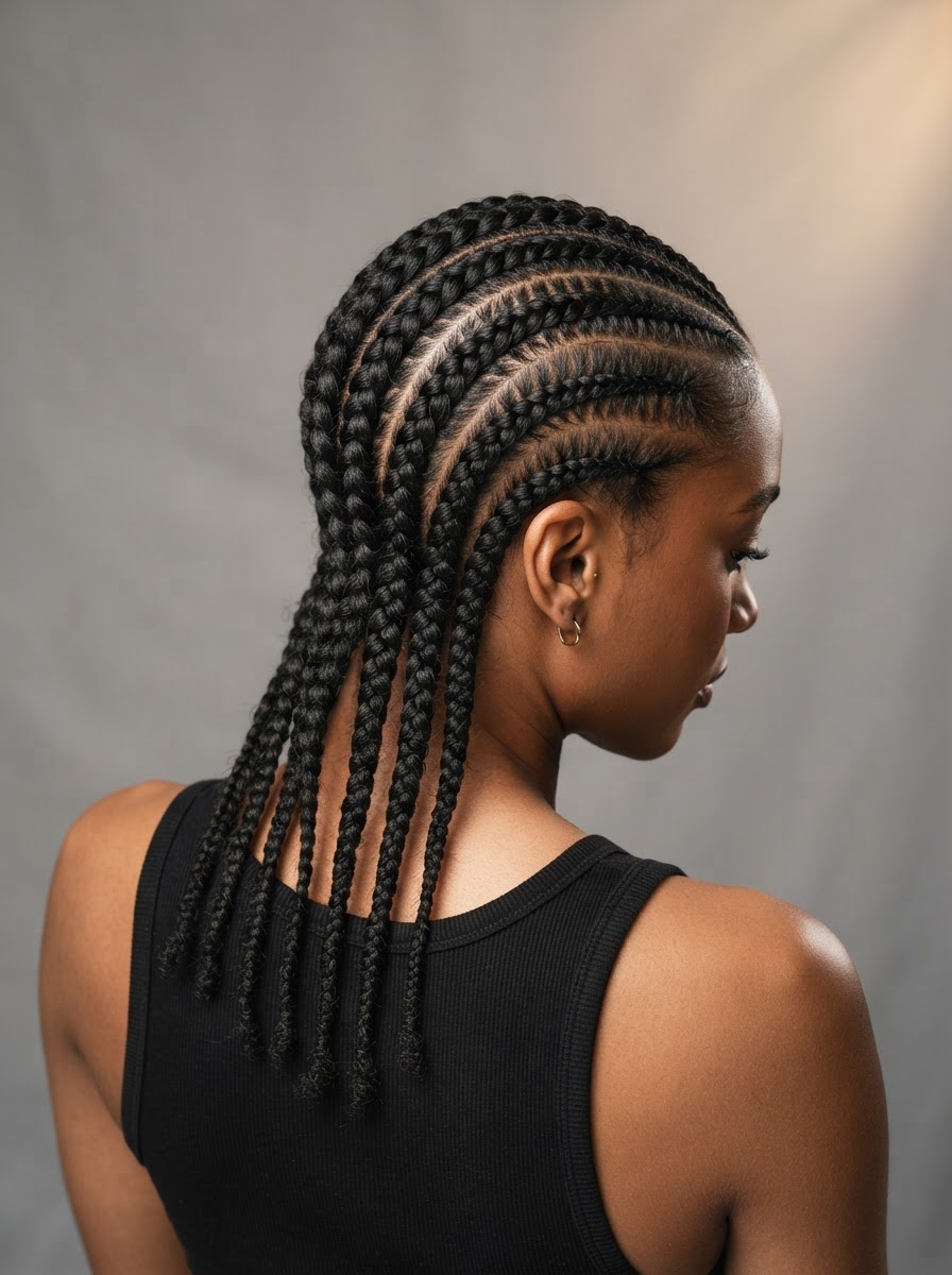 Feed-In Cornrows
