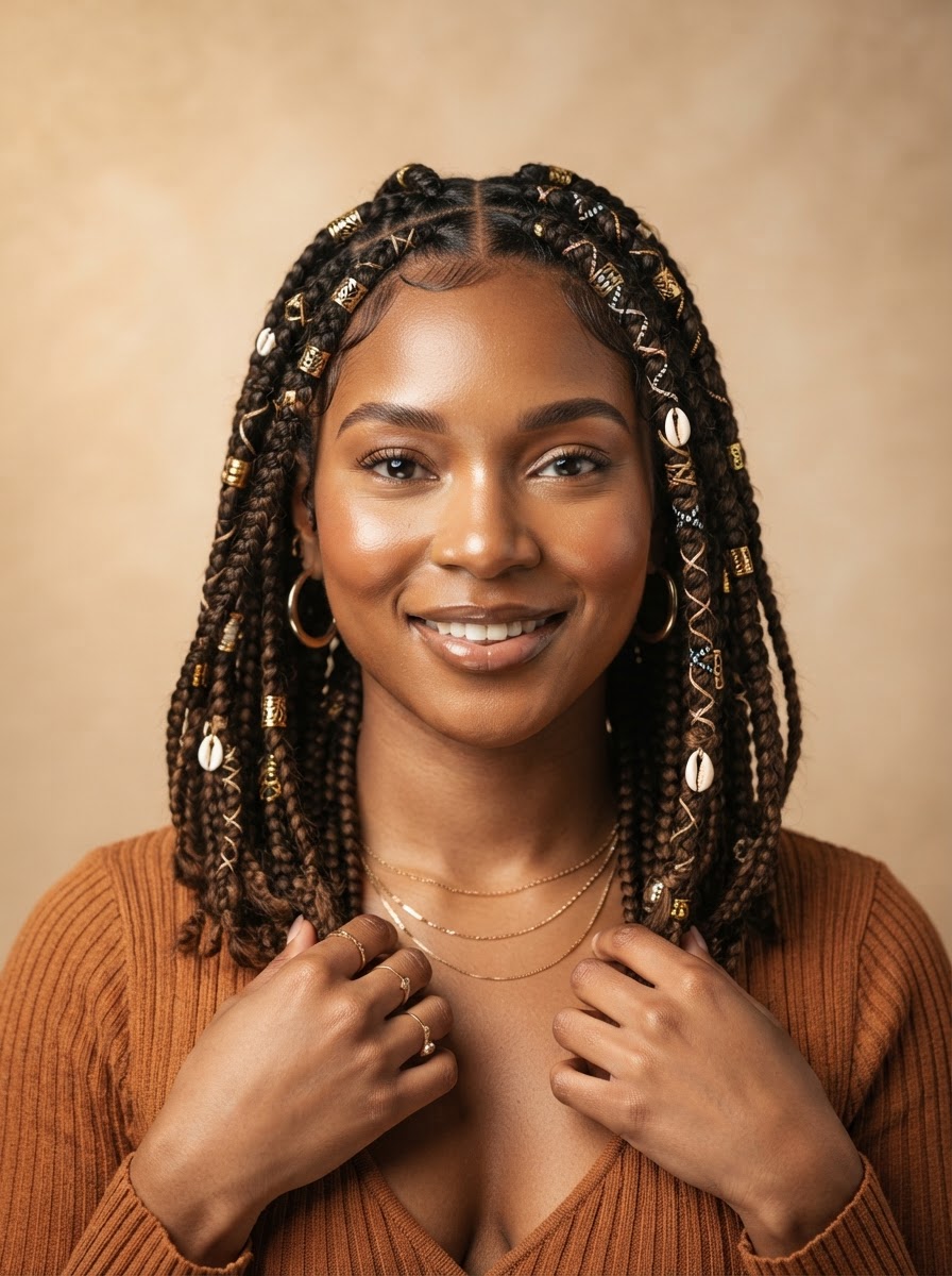 Braids with Accessories