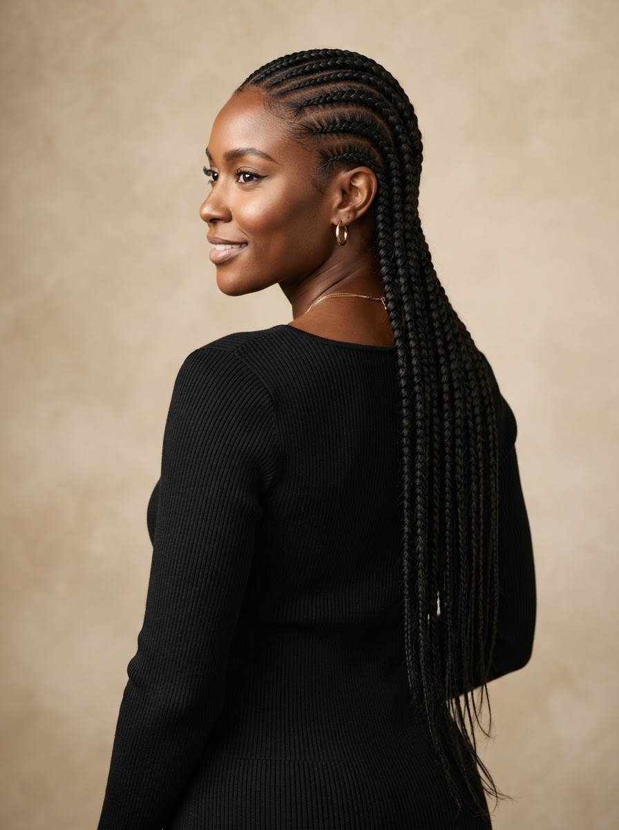 Cornrows with Extensions