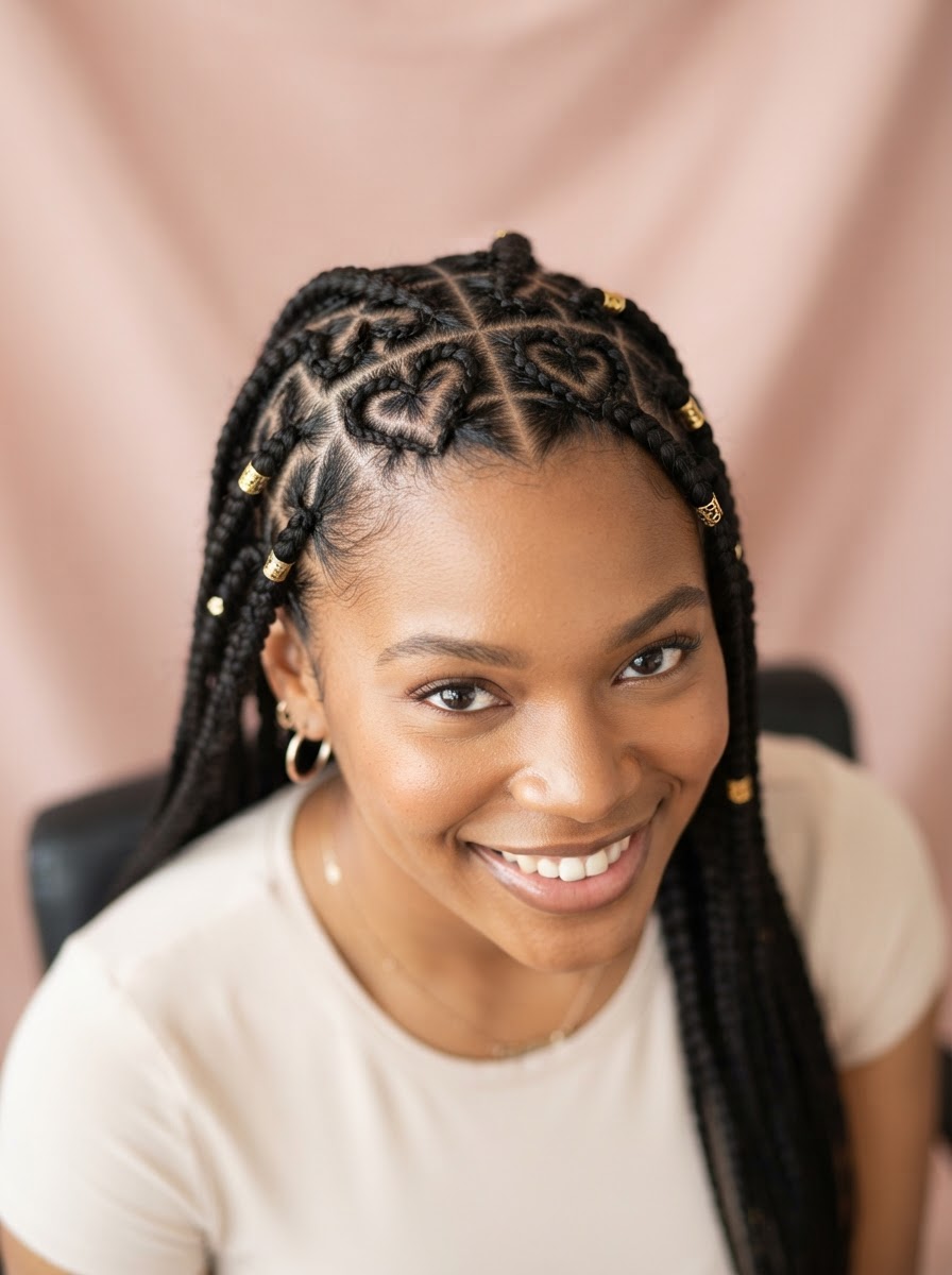 Heart-Shaped Braids