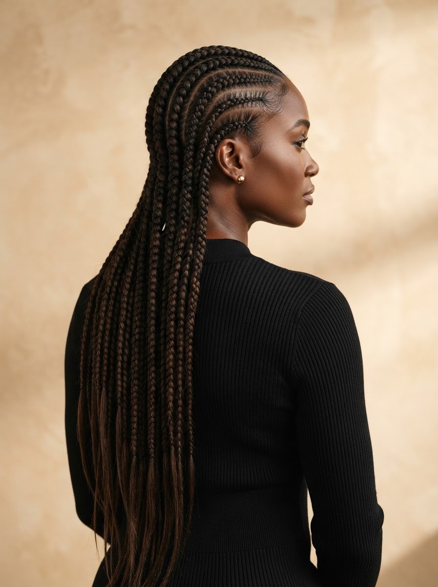 Stitch Braids with Extensions