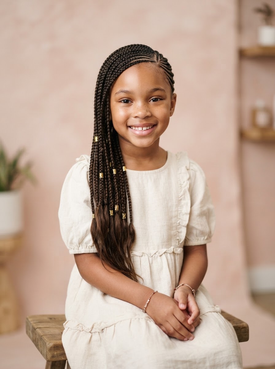 Kids Lemonade Braids
