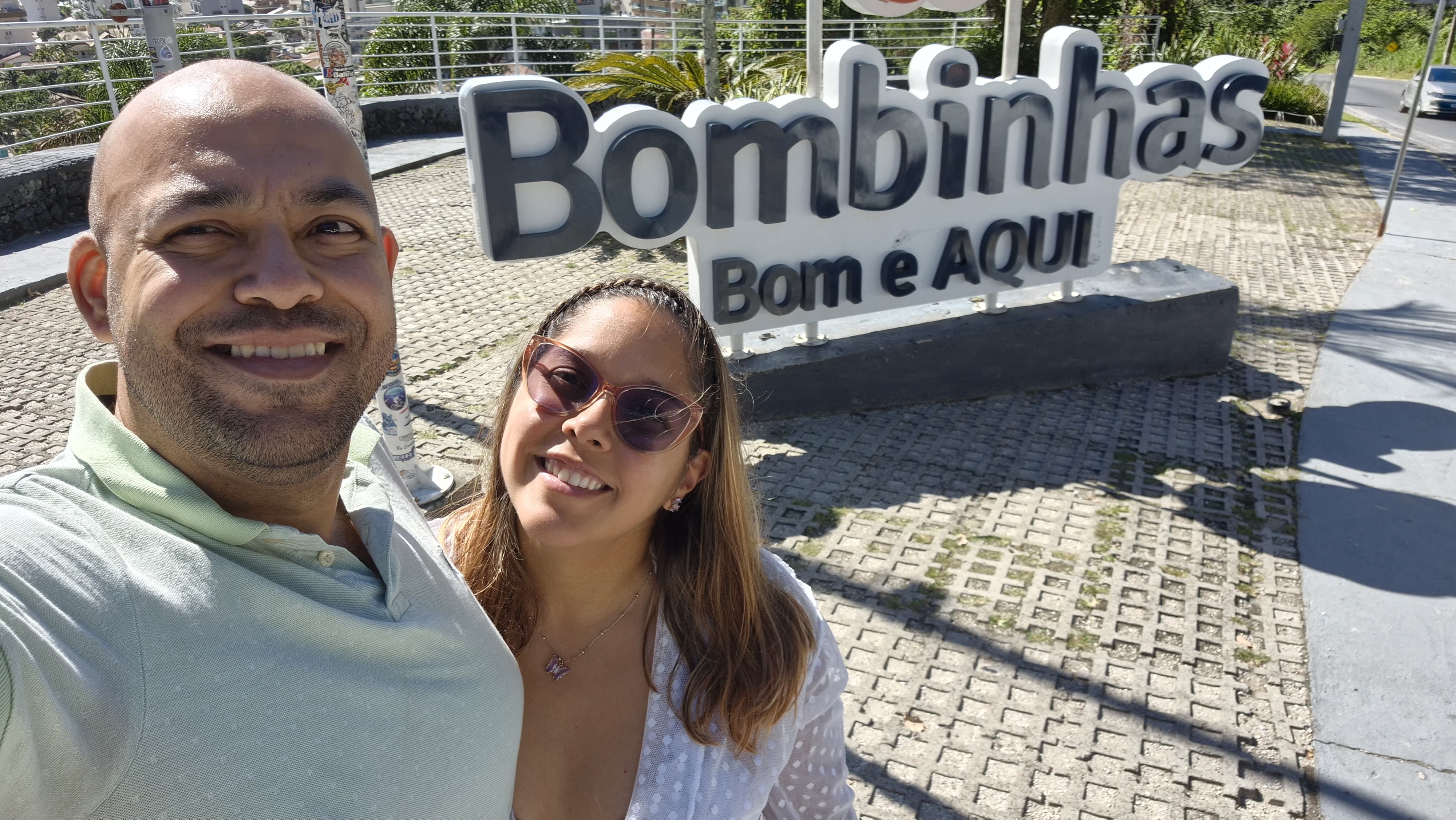 Patricia y Marcel en Bombinhas, Brasil