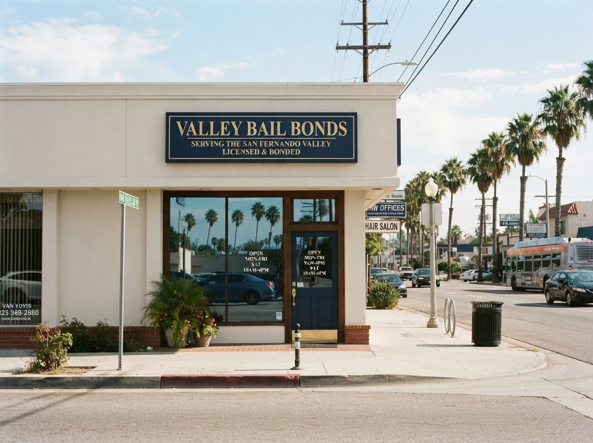 John Noguera Bail Bonds office on Van Nuys Boulevard