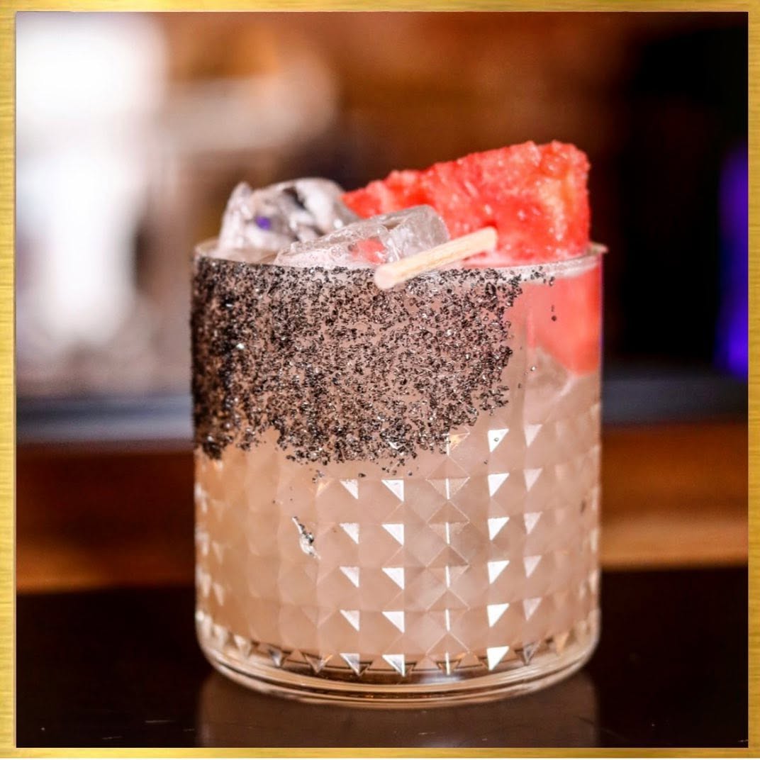 Volcanic rim cocktail