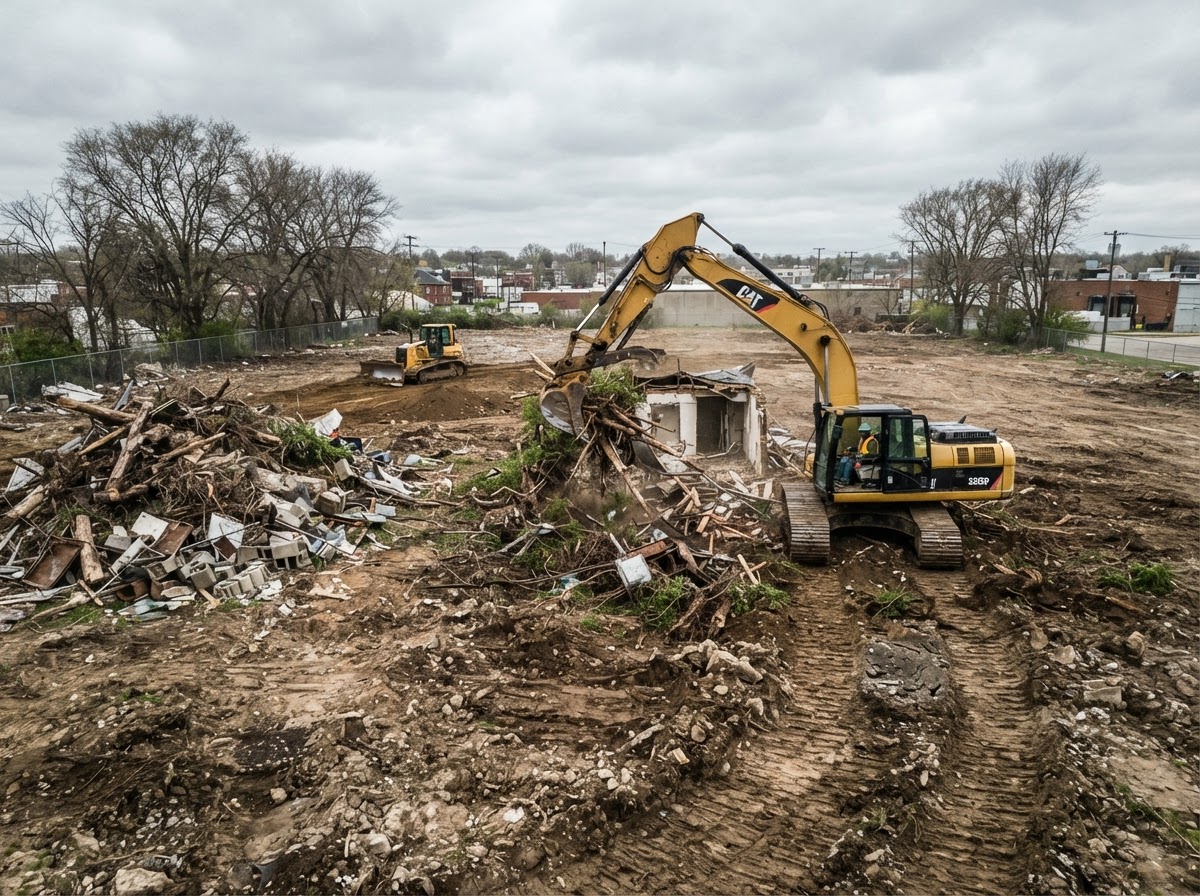 Land clearing and site preparation equipment
