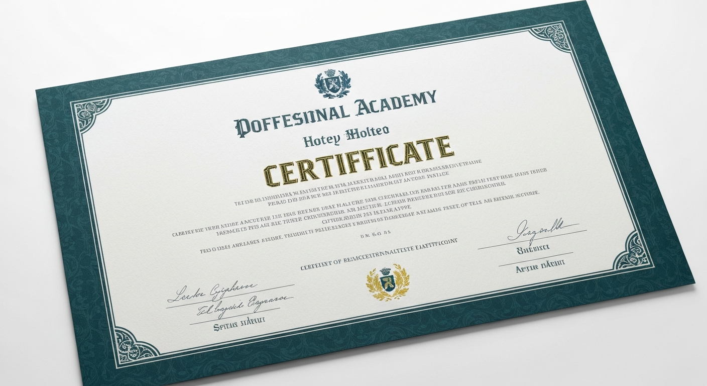 Enbridg Certificate Sample