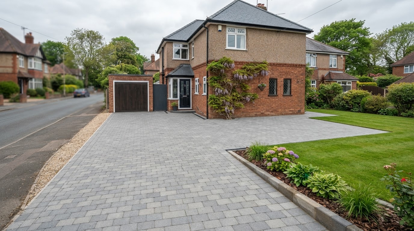 Driveway & Patio Cleaning completed in Example of our driveway & patio cleaning service
