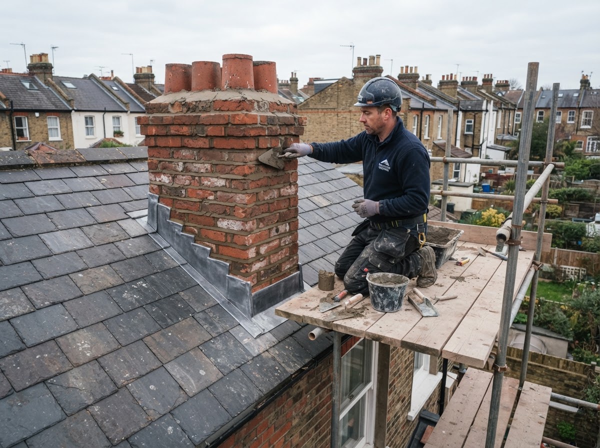 Chimney Stack Repointing & Leadwork
