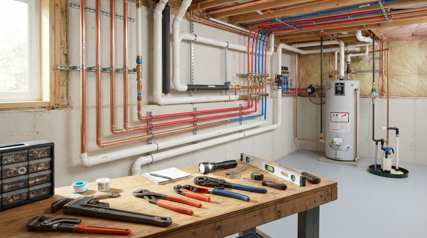 Copper Water Supply Pin-Hole Leak Repair