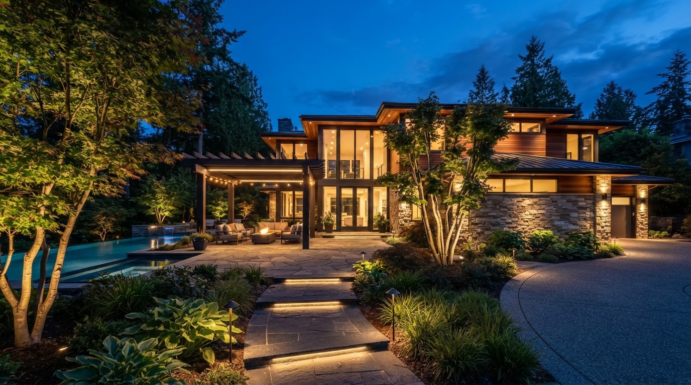 Nicholas Electrical Garden Lighting Installation