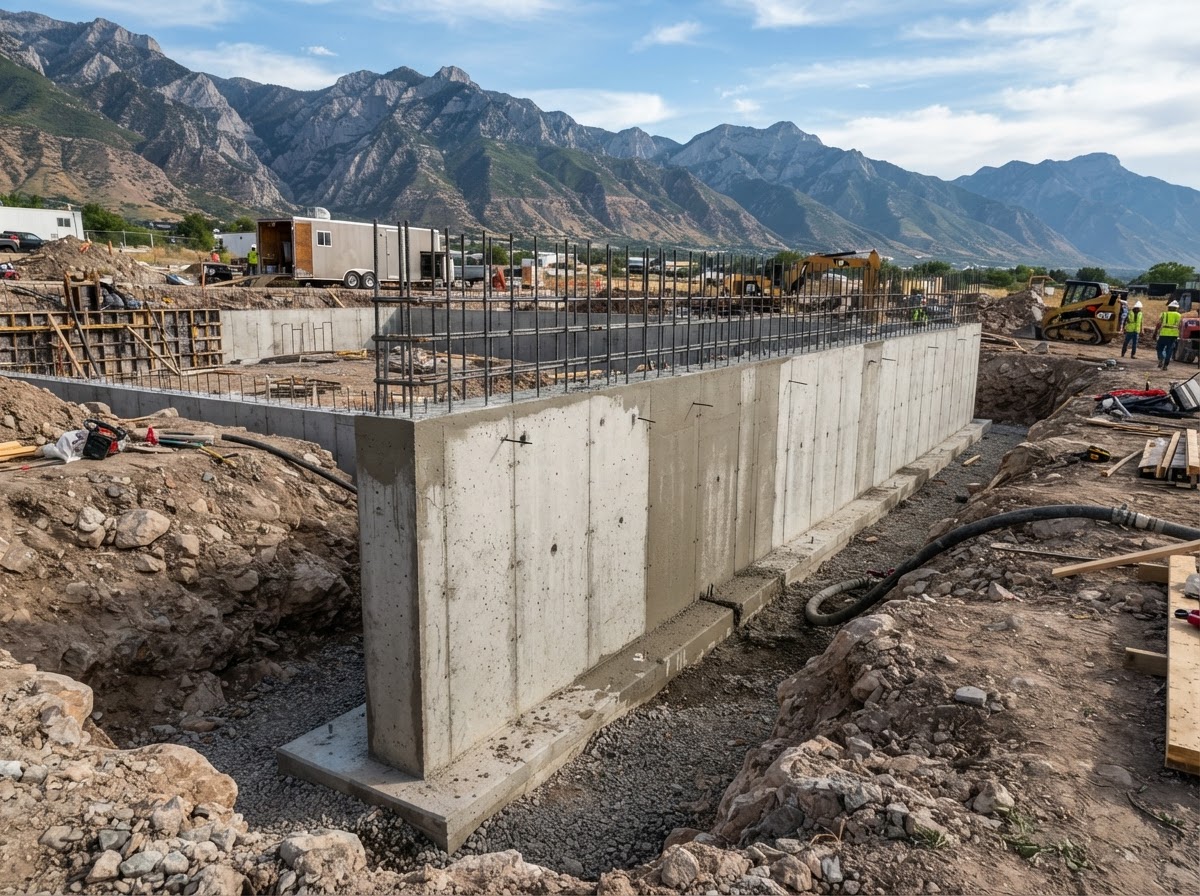 Speakmans Concrete LLC foundation and structural concrete work